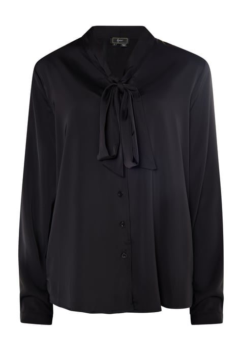 Faina sjaal blouse Dames zwart - Image 1