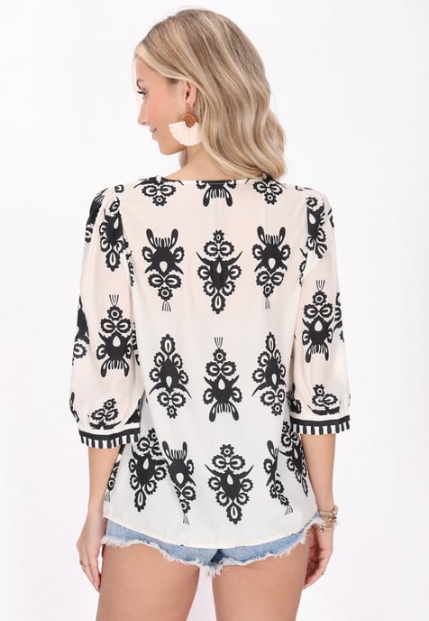 IZIA Blouse vrouwen beige - Image 4