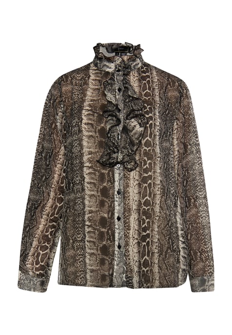 Faina Blouse Dames zwart wit - Image 1