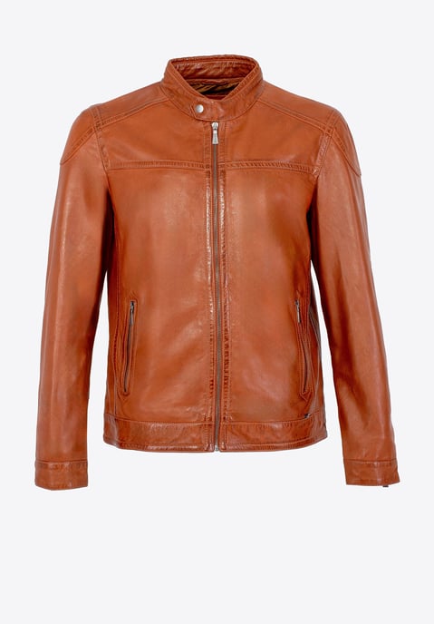 Wittchen Men's Sheepskin Jacket Brown Genuine Leather - Image 6