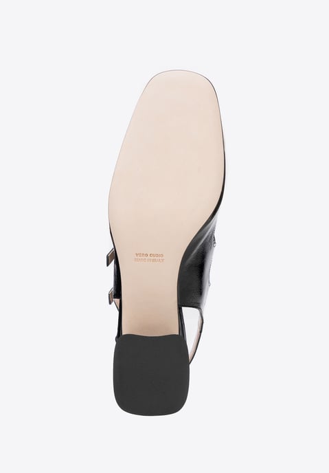 Wittchen Dames Leren Pumps met Bandjes Zwart Natuurlijk Leer - Image 6