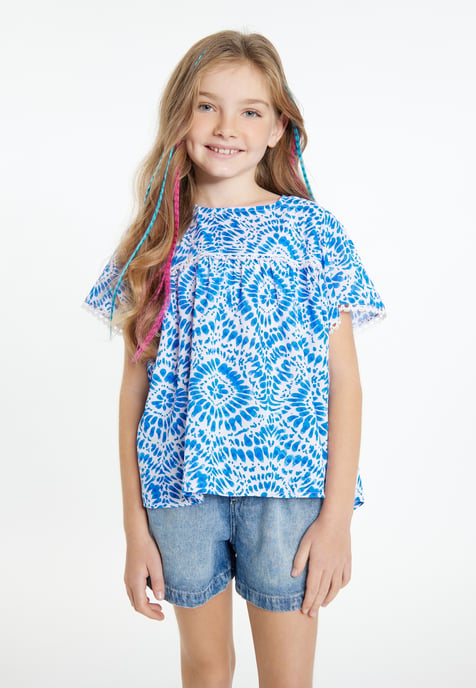 IZIA Blouse meisjes (kinderen) blauw - Image 3