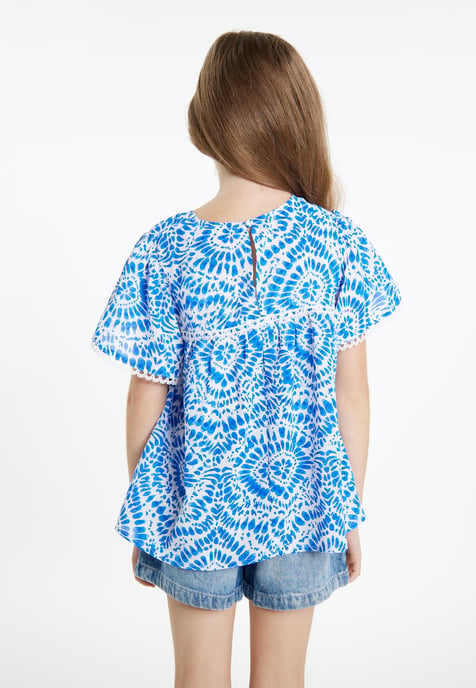 IZIA Blouse meisjes (kinderen) blauw - Image 4