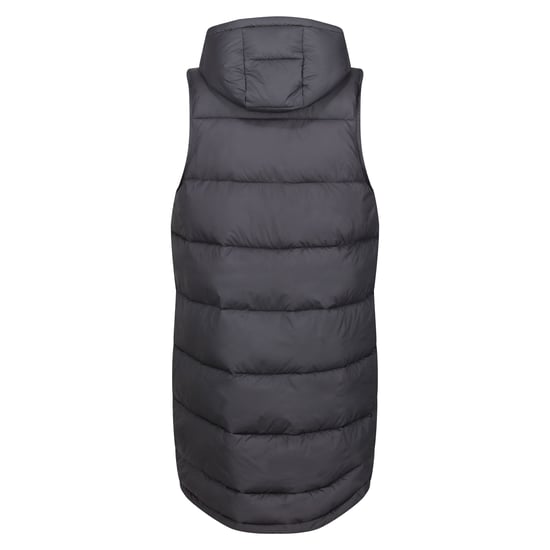Regatta Dam Ganella Gilet med lång längd (Seal Grey/Quiet Green) - Image 2