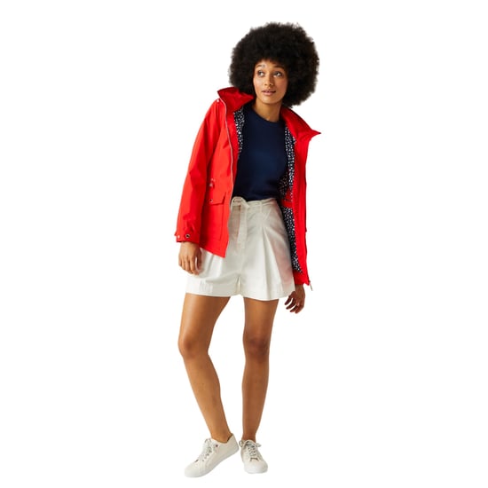 Regatta Womens/Ladies Navassa Waterproof Jacket (High Risk Red) - Image 4
