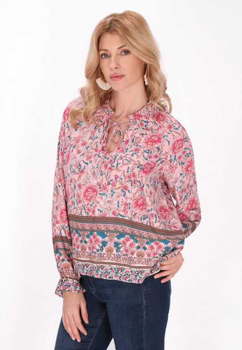 usha Blouse vrouwen lichtroze veelkleurig - Image 3