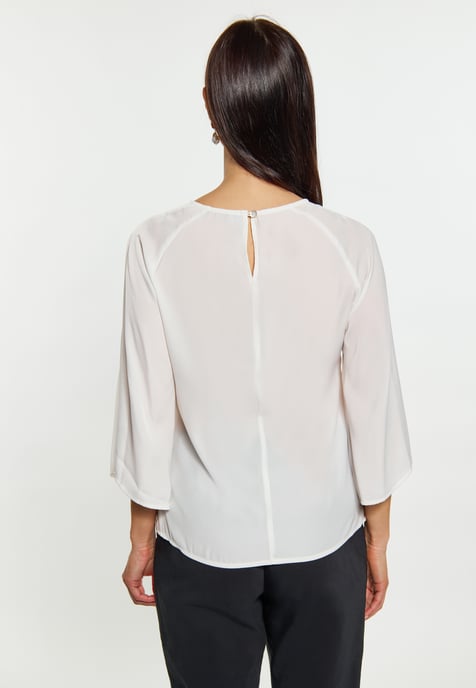 usha Blouse Dames wolwit - Image 4