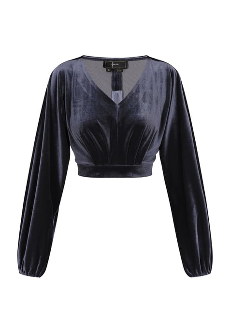 Faina Blouse Dames grijs - Image 1