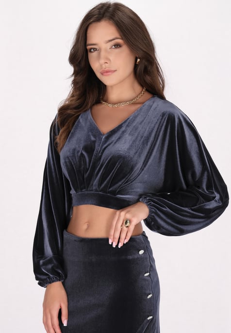 Faina Blouse Dames grijs - Image 3