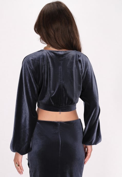 Faina Blouse Dames grijs - Image 4