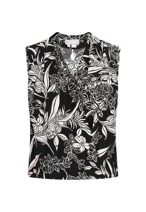 usha Blouse vrouwen zwart/offwhite - Image 1