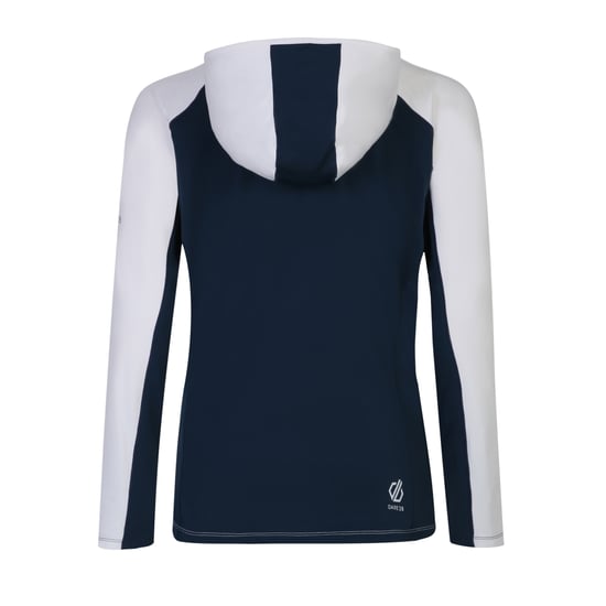 Dare 2B Womens/Ladies Convey II Hooded Core Stretch Midlayer (White/Moonlight Denim) - Image 2