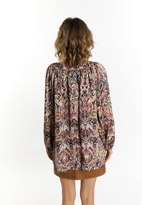 usha Blouse Dames Bruin Veelkleurig - Image 4