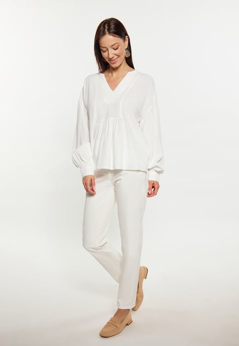 usha Blouse Dames wolwit - Image 2