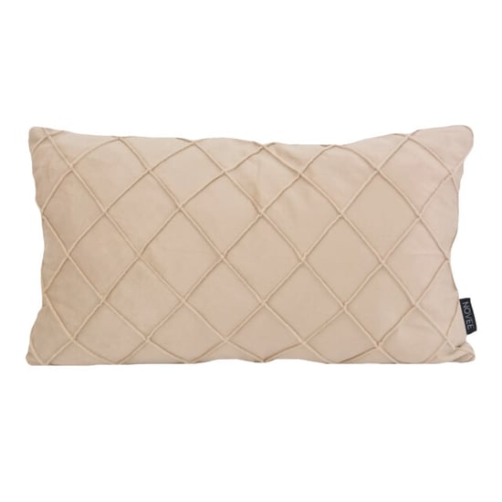 NOVÉE Velvet cross beige | 30 x 50 cm | kussenhoes | velvet/polyester - Image 1
