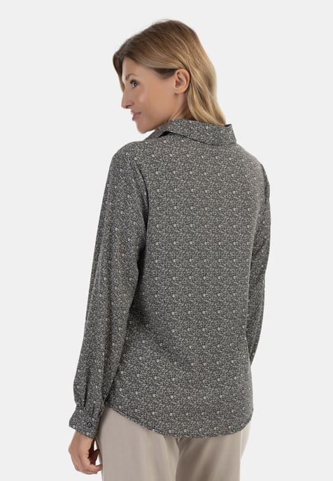 usha Blouse qisha Dames zwart/beige - Image 4
