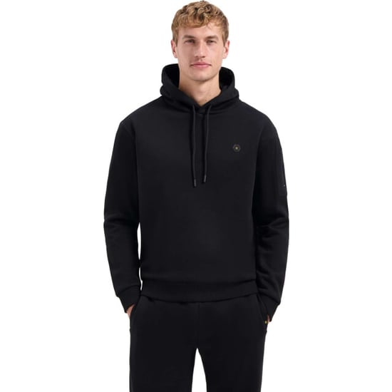 No Excess Sweater hooded brushed black - Image 3