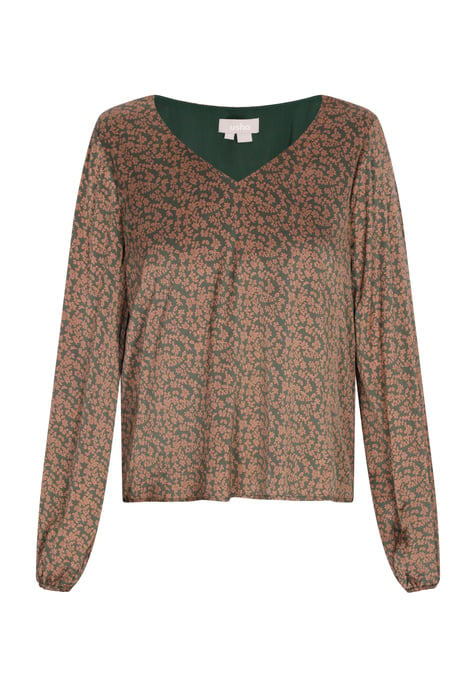 usha Blouse Dames Groen Oranje - Image 1