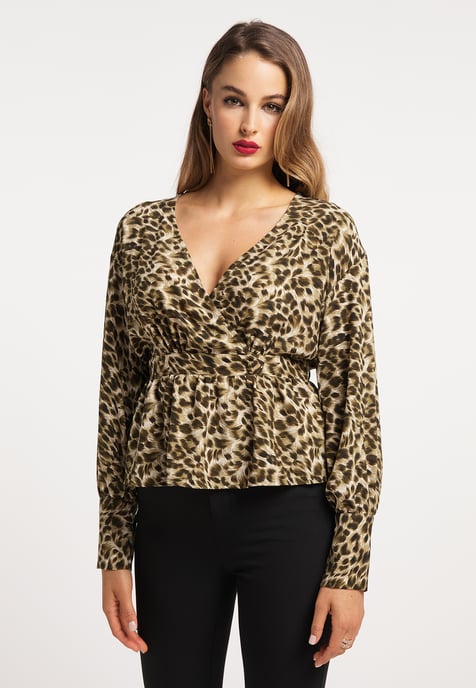Faina Blouse Dames groente - Image 3