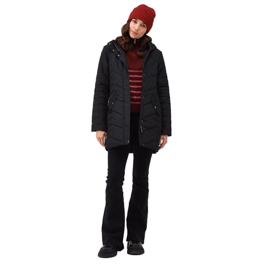 Regatta Womens/Ladies Panthea Insulated Padded Hooded Jacket (Black) - Image 4