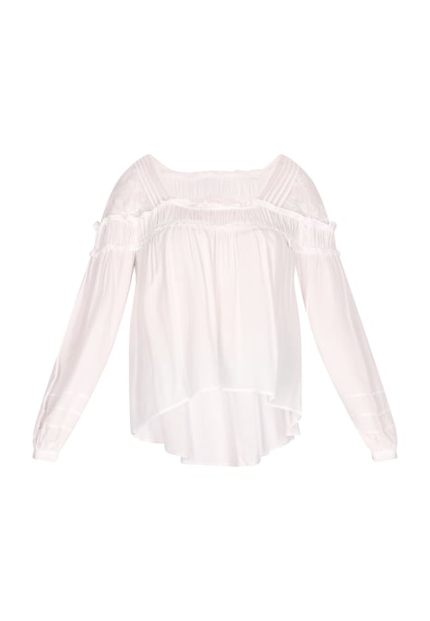 IZIA Blouse Dames wolwit - Image 1