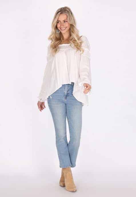 IZIA Blouse Dames wolwit - Image 2