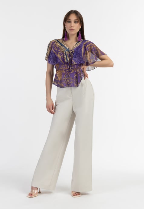 Faina Blouse Dames lila - Image 2