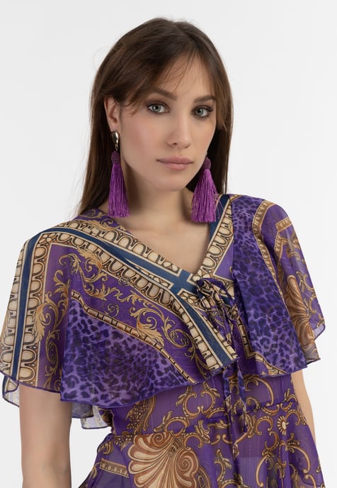 Faina Blouse Dames lila - Image 5