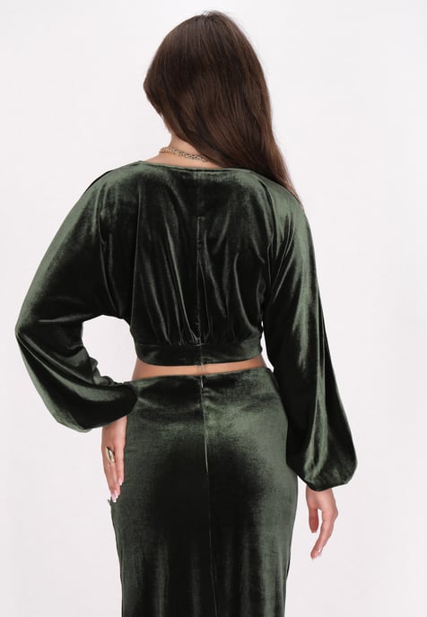 Faina Blouse Dames groente - Image 4