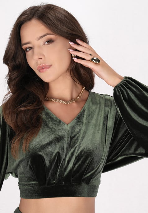 Faina Blouse Dames groente - Image 5