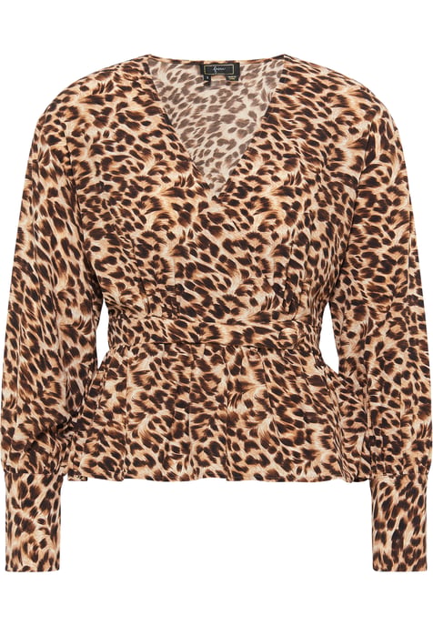 Faina Blouse Dames bruin - Image 1