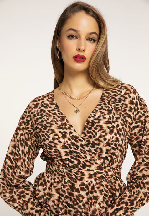 Faina Blouse Dames bruin - Image 5