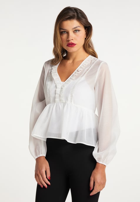 Faina Blouse women off-white - Image 3
