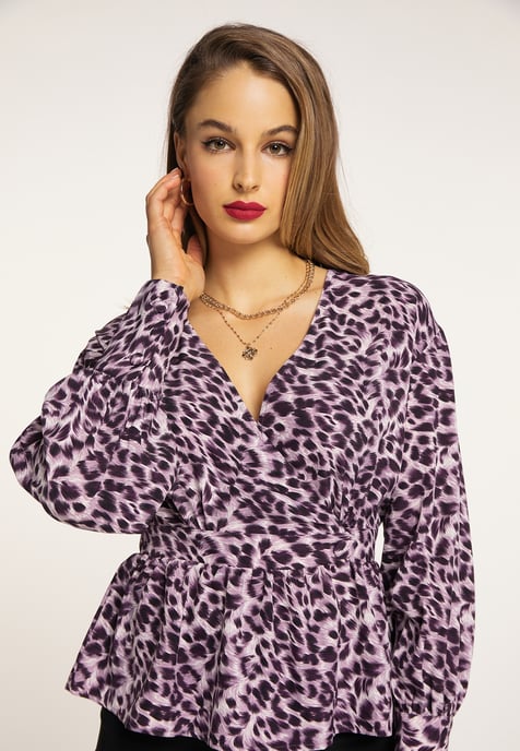 Faina Blouse Dames paars - Image 5