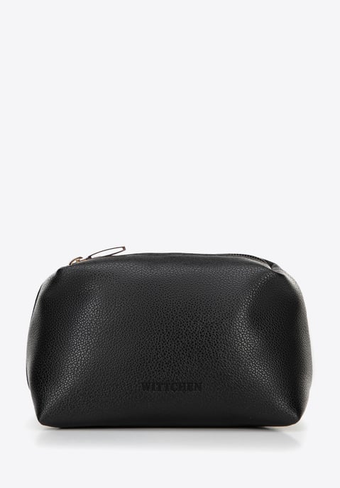 Wittchen Women's mini black leatherette case with removable pouch - Image 6