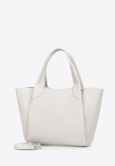 Wittchen Women's eco-leather suitcase creamy white eco-leather - Image 2