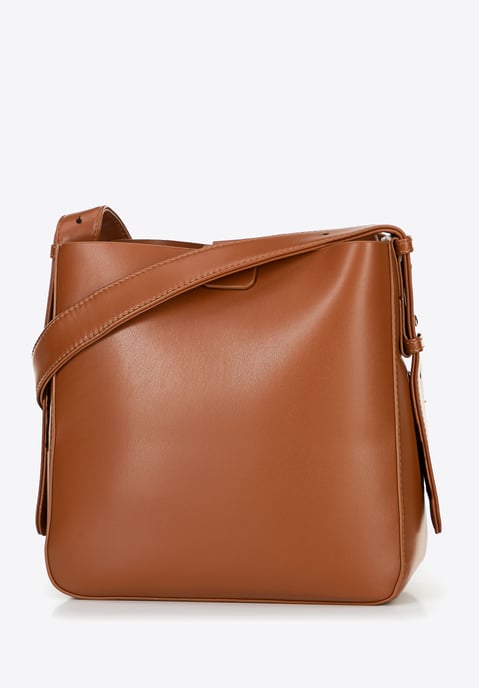 Wittchen Women's handbag brown imitation leather eco-leather - Image 2