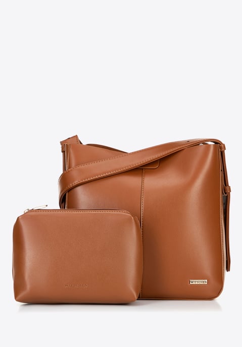 Wittchen Women's handbag brown imitation leather eco-leather - Image 3