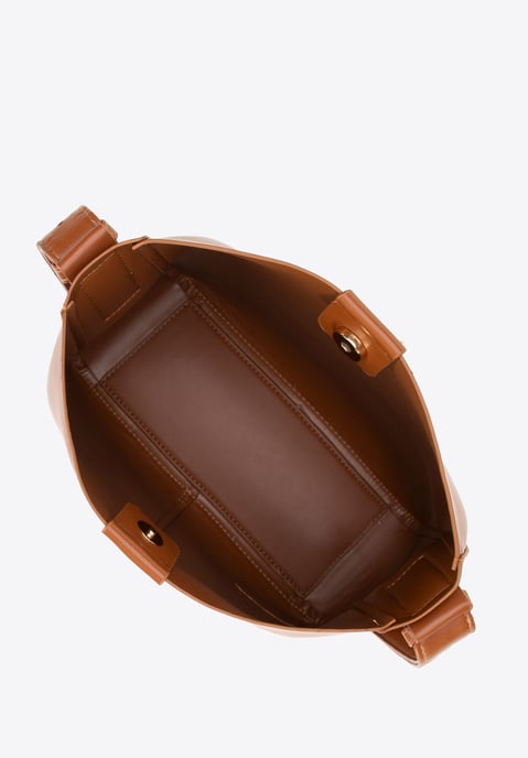 Wittchen Women's handbag brown imitation leather eco-leather - Image 5