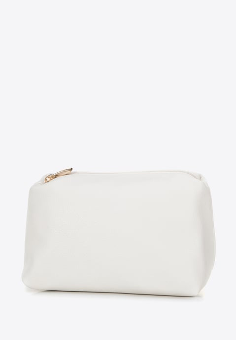 Wittchen Women's suitcase with removable pouch off-white eco-leather - Image 3