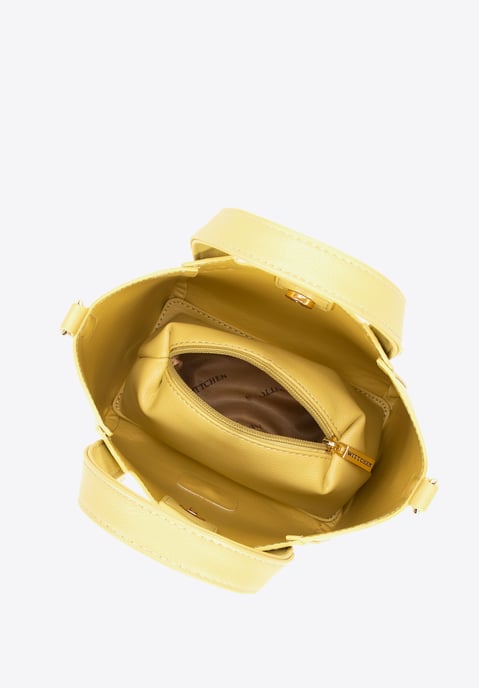 Wittchen Dames mini geel kunstlederen hoesje met uitneembaar etui - Image 5