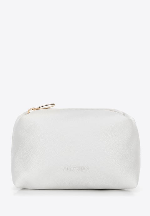 Wittchen Women's mini suitcase with removable pouch off-white eco-leather - Image 6