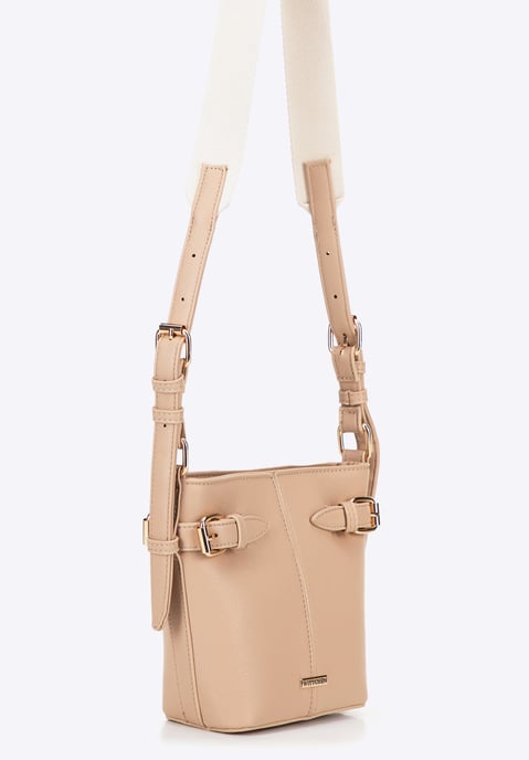 Wittchen Dames Kleine Eco-leren Tote Bag, Beige - Image 3