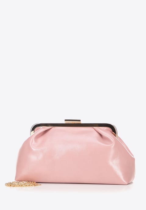 Wittchen Dames handtas van imitatieleer met sluiting, roze, eco-leer - Image 3