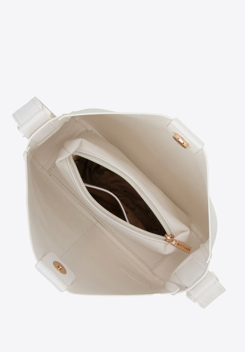 Wittchen Women's handbag imitation leather cream eco-leather - Image 4