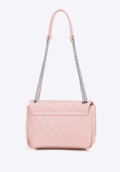 Wittchen Women's Messenger Bag in Imitation Leather with Stitching Pink - Image 3