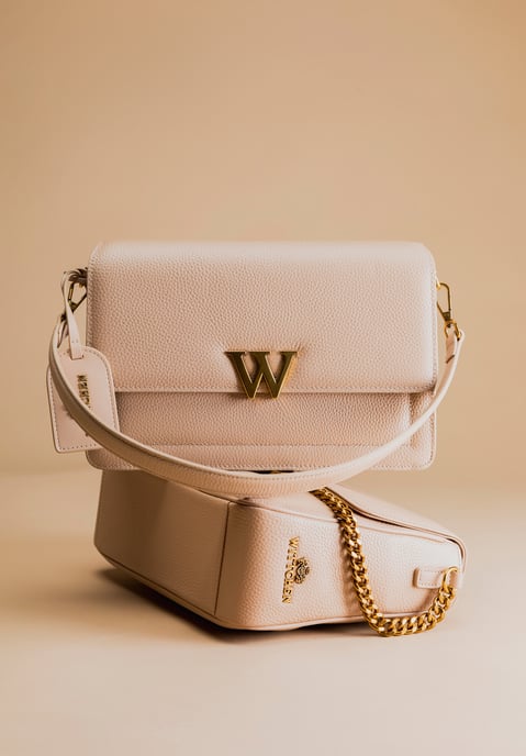 Wittchen Dames leren messengertas met kwastje, beige, natuurlijk leer - Image 2