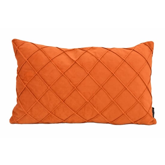 NOVÉE Velvet cross terracotta | 30 x 50 cm | kussenhoes | velvet/polyester - Image 1