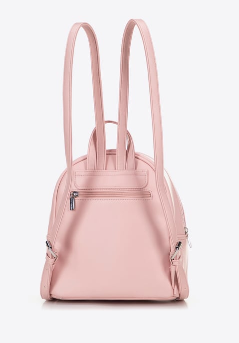 Wittchen Women's Backpack in Imitation Leather with Stitching Pink Pink Eco-leat - Image 2