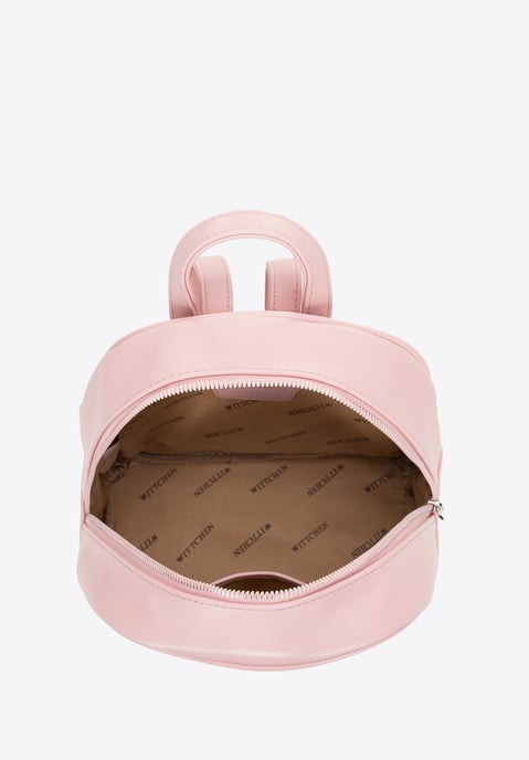 Wittchen Women's Backpack in Imitation Leather with Stitching Pink Pink Eco-leat - Image 3